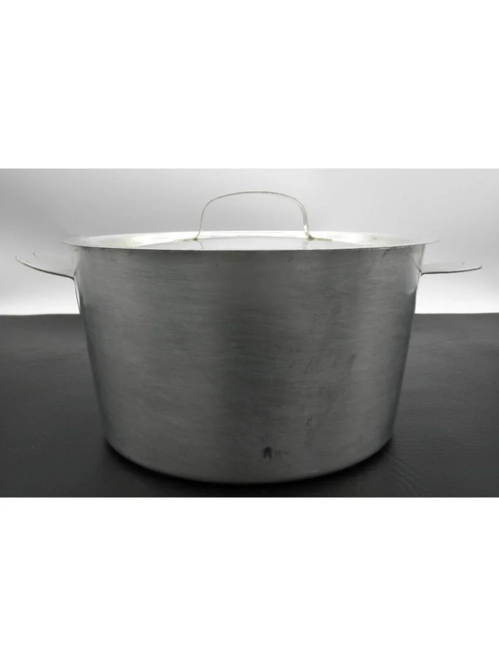 French Charlotte Pot Heart Handles France Flan Custard Pan No 18 with Lid Clean